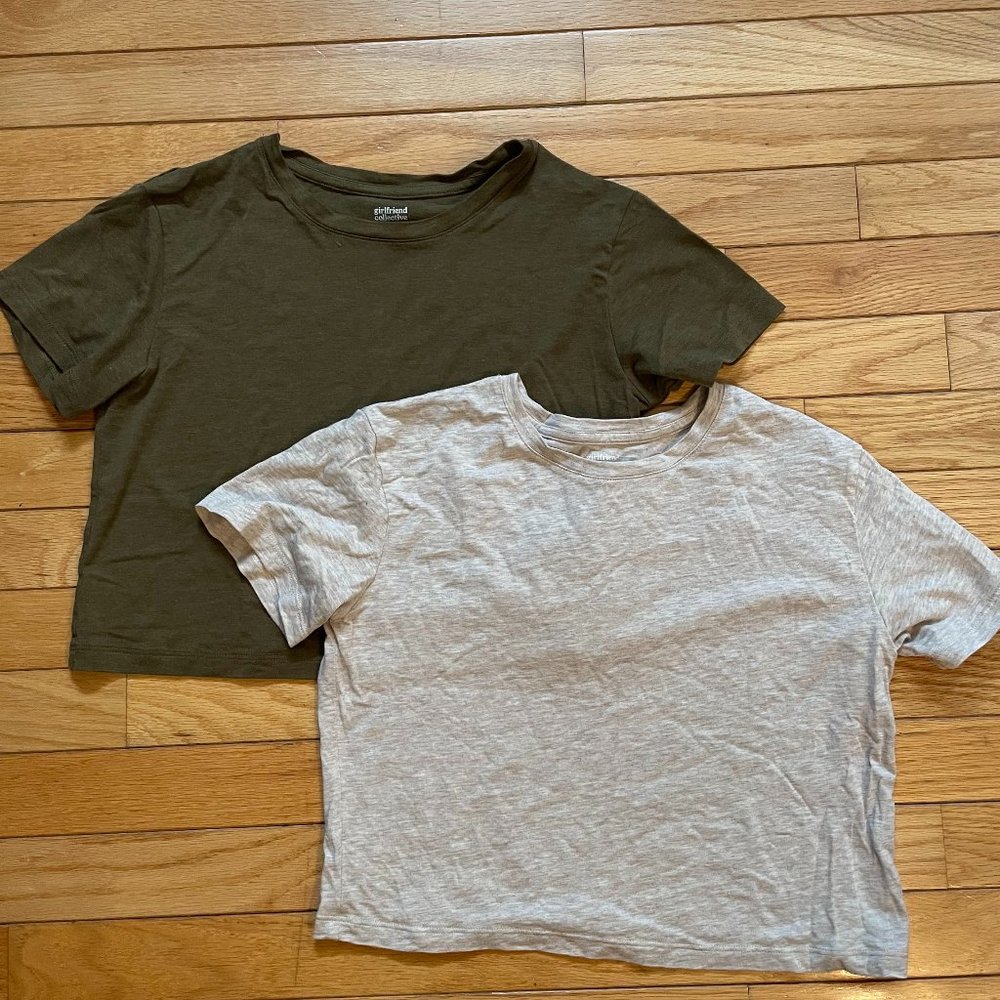 Set of 2 Girlfriend Collective Cupro Crop